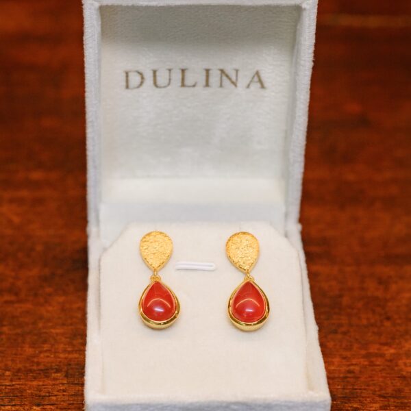 Reina | Red Onyx Earrings - Image 4