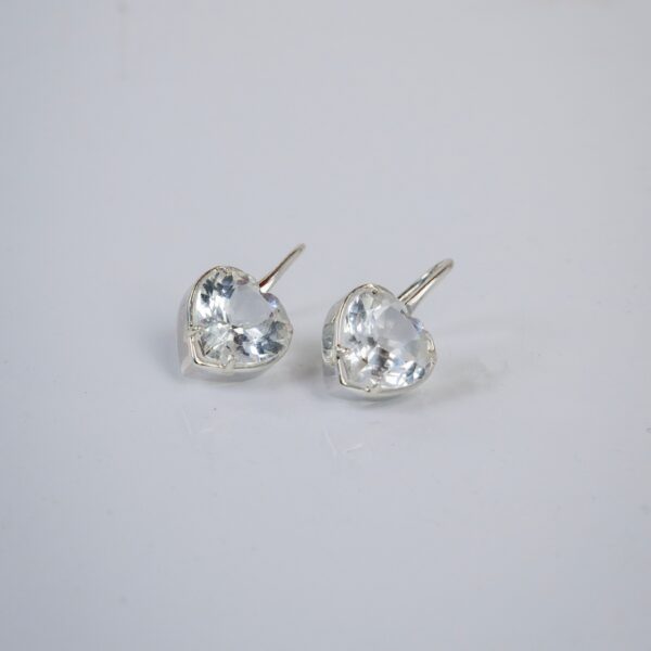 Lily | White Topaz Earrings - Image 3