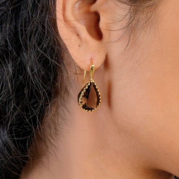 Hazel | Smokey Quartz Earrings