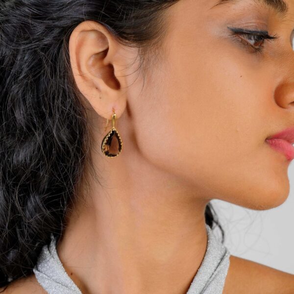 Hazel | Smokey Quartz Earrings - Image 2