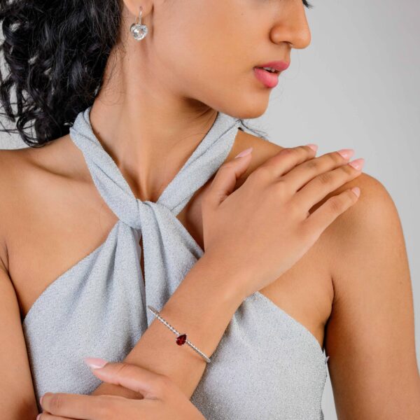 Lily | White Topaz Earrings - Image 2